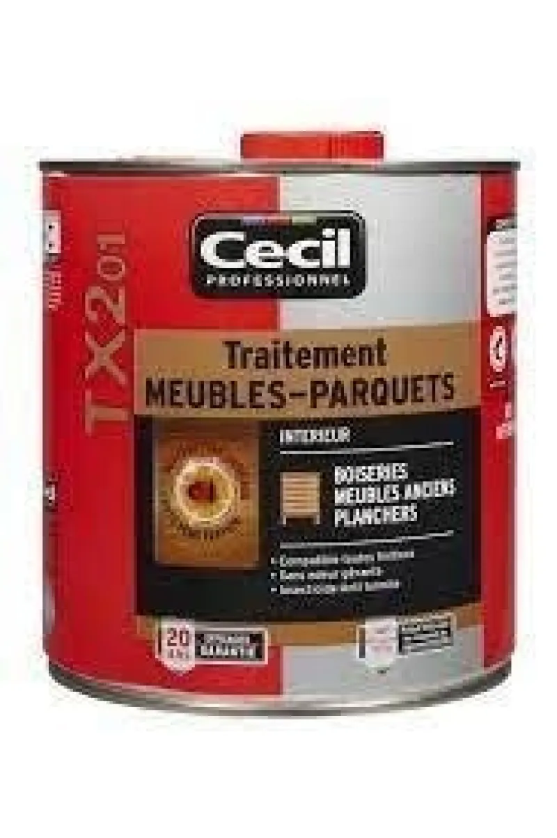 New CECIL PROFESSIONEL TX201 Traitement meubles parquets Intérieur 2.5L
