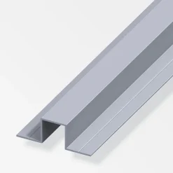 Best ALFER U + 2cotés 7,5x20,5 alu brut 1m