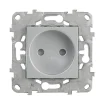Clearance SCHNEIDER Unica2 prise, 2 pôles - aluminium
