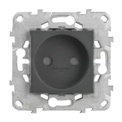 Best SCHNEIDER Unica2 prise, 2 pôles - anthracite