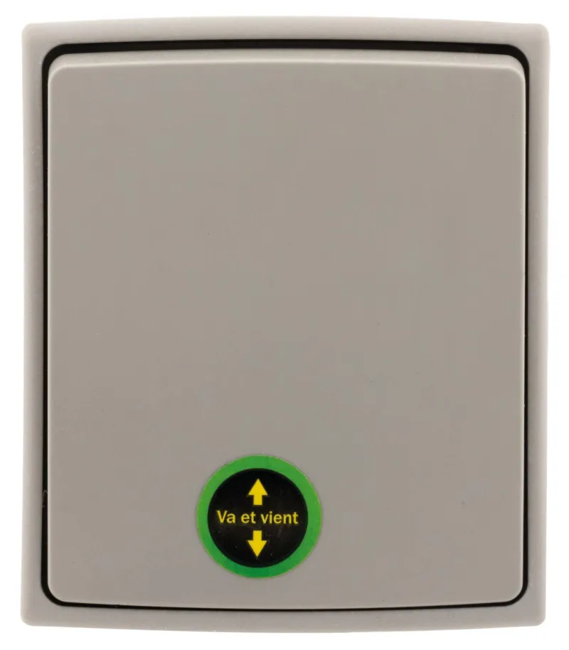 Outlet ZENITECH Va-et-vient IP55 bicolore orok