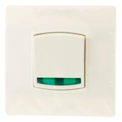 Hot ZENITECH Va-et-vient à voyant 10A diwone blanc