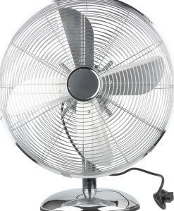 New VOLTMAN Ventilateur de table Boras chromé Ø40cm 50W
