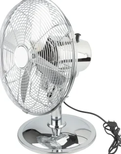 New VOLTMAN Ventilateur de table Boreas chromé Ø30cm 40W