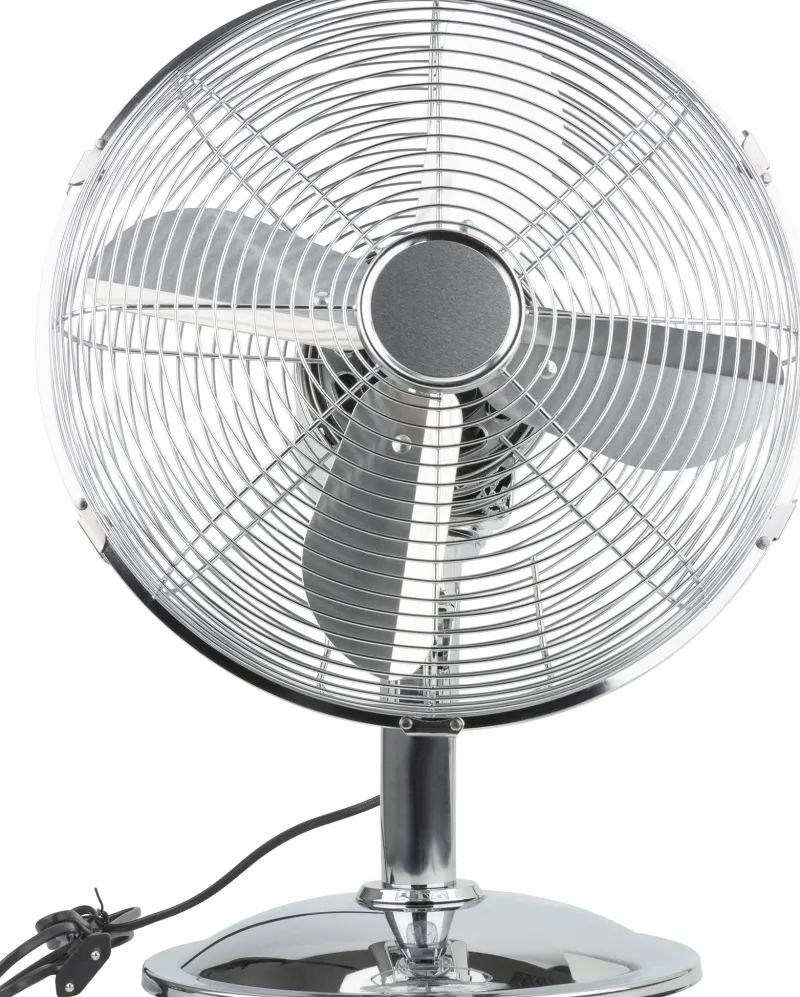 New VOLTMAN Ventilateur de table Boreas chromé Ø30cm 40W