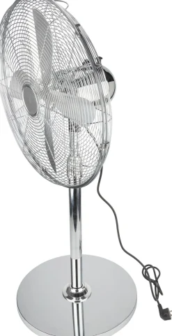 New VOLTMAN Ventilateur sur pied Boreas chromé Ø45cm 60W