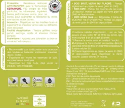V33 Vernis intérieur meubles/boiseries incolore brillant 0,5L