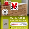 Outlet V33 Vernis intérieur meubles/boiseries gris Satin 250 ml