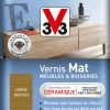 Discount V33 Vernis intérieur meubles/boiseries chêne moyen mat 250 ml