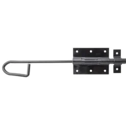 New GAH ALBERTS Verrou baïonnette zinguée noire gâche attachée 300 Ø14 mm