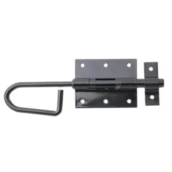 Outlet GAH ALBERTS Verrou baïonnette zinguée noire gâche attachée 200 Ø12 mm