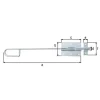 Discount GAH ALBERTS Verrou baïonnette zingué gâche attachée 404 Ø14 mm