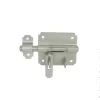 AFBAT Verrou de box porte-cadenas avec gâche Ø14mm Inox