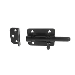 Online AFBAT Verrou de box à visser + gâche Ø8 mm noir