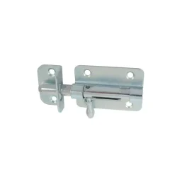 Outlet AFBAT Verrou de box à visser + gâche Ø10 mm zingué blanc