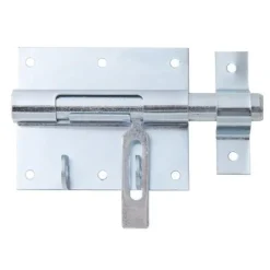 Clearance GAH ALBERTS Verrou porte-cadenas zingué avec gâche attachée 79x135 mm