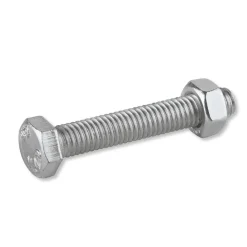Best SUKI Vis métal Tête Hexagonale 8.8 Acier zingué M Ø8xL20mm - 1KG