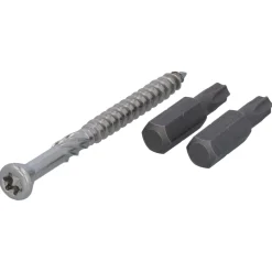 Outlet SUKI Vis terrasse tête fraisée TX acier A2 5x50mm+2 emb. (x500)