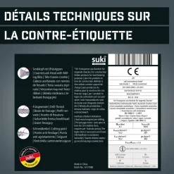 Hot SUKI Vis terrasse tête fraisée TX acier A2 5x70mm+2 emb. (x500)