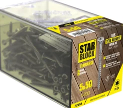 STARBLOCK Vis terrasse tête fraisée TX inox A2 5x50mm (x200)